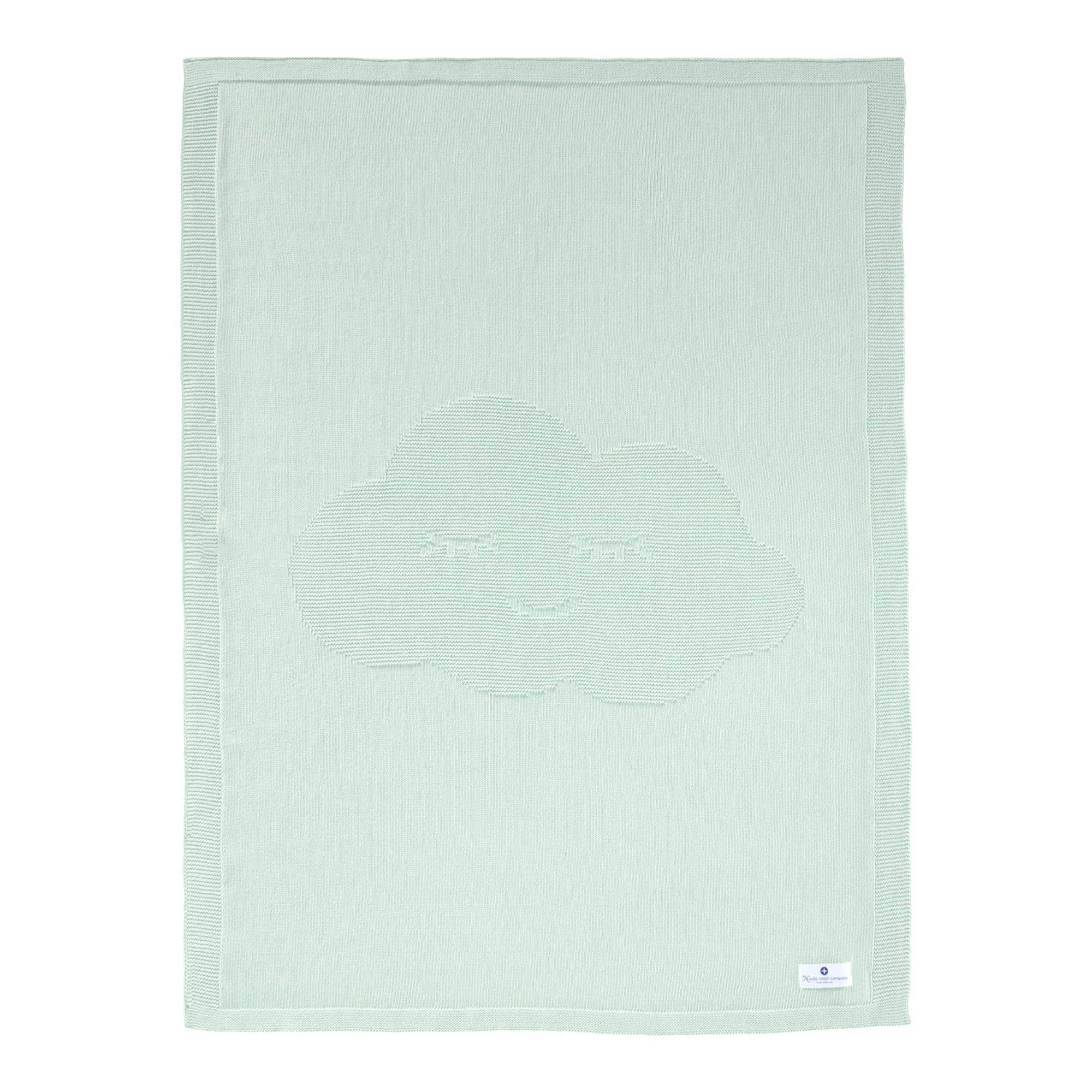 Nordic Coast Company Babydecke "Wolke" In Mint