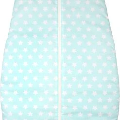 Odenwälder Ganzjahres-Schlafsack , White Stars Soft Mint Gr. 110cm - TOG 2,5
