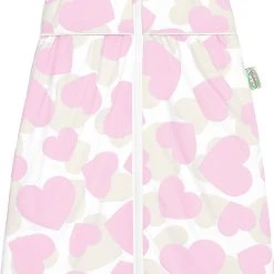 Odenwälder Jersey-Schlafsack "Anni Light", Smart Hearts Light Pink, Gr. 110 - TOG 0,5