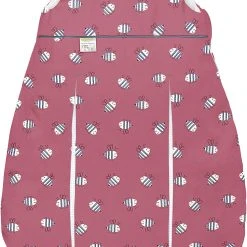 Odenwälder Primaklima Jersey-Schlafsack, Bienchen Cranberry, 70 - TOG 2,5