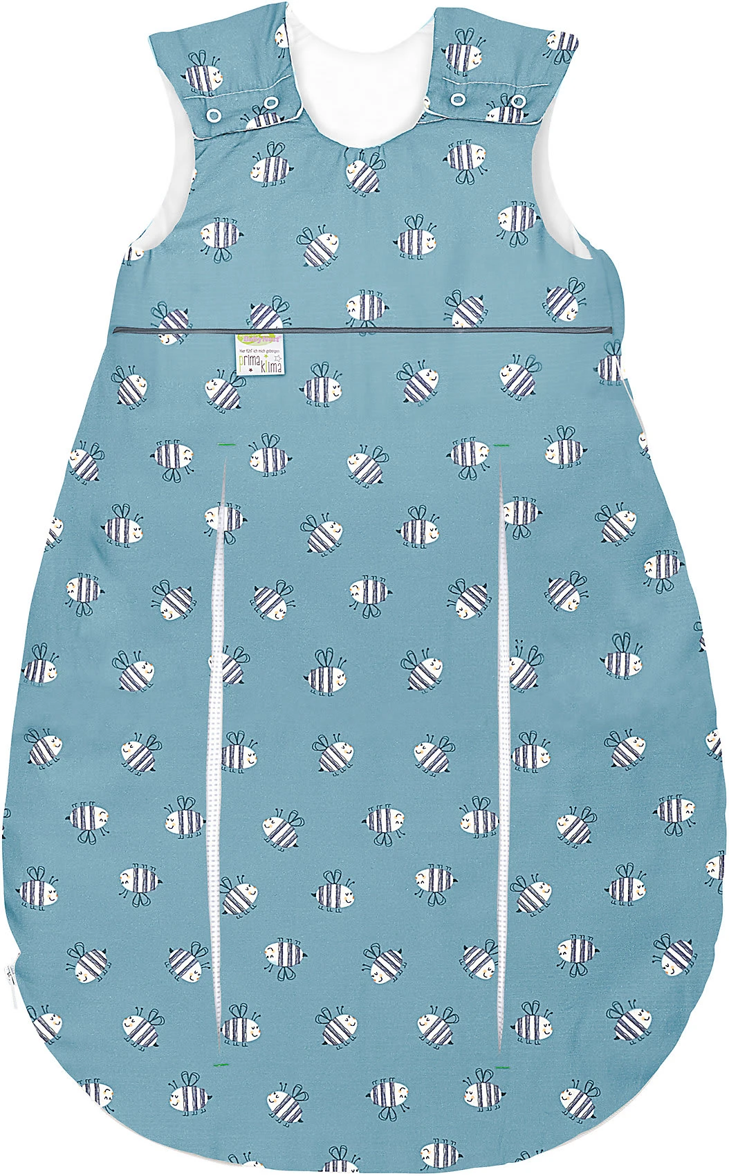 Odenwälder Primaklima Jersey-Schlafsack, Bienchen Deep Forest, 60 - TOG 2,5