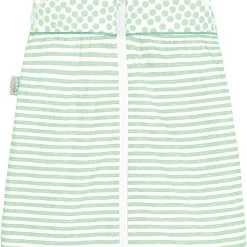 Odenwälder Schlafsack "Anni Light", Stripes Neon Mint, Gr. 130 - TOG 0,5