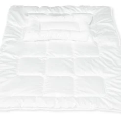 Pinolino Bettdecke Mit Flachkissen 'Allergo' In Weiß