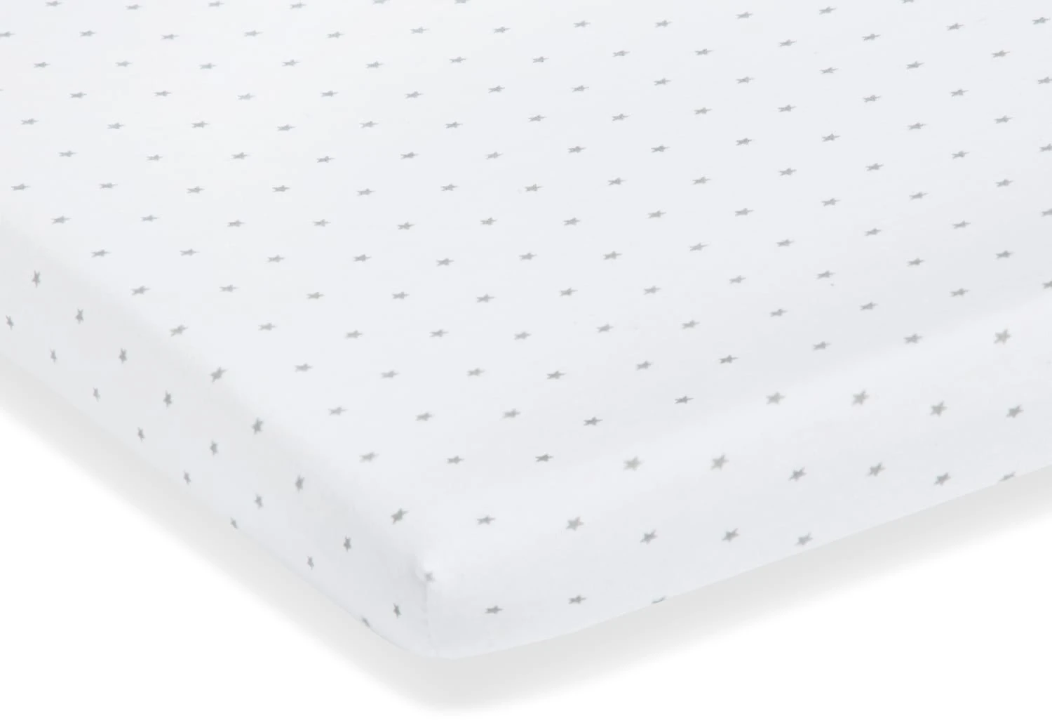 Pinolino Jersey-Spannbetttücher Für Kinderbetten Im Doppelpack 'Sternchen' In Grau – Bild 2