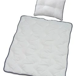 Rätt Start 2tlg. Set: Kopfkissen Und Bettdecke "Exclusive" In Weiß