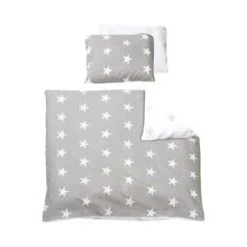Roba Bettwäsche Little Stars 35x40 / 80x80cm In Grau