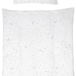 Roba Bettwäsche Sternenzauber, Baumwolle, Weiß, 40 X 60 Cm + 135 X 100 Cm