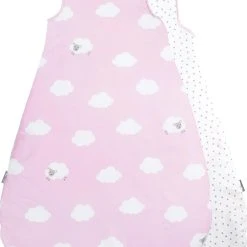 Roba Ganzjahres-Babyschlafsack Kleine Wolke Rosa, 90 Cm