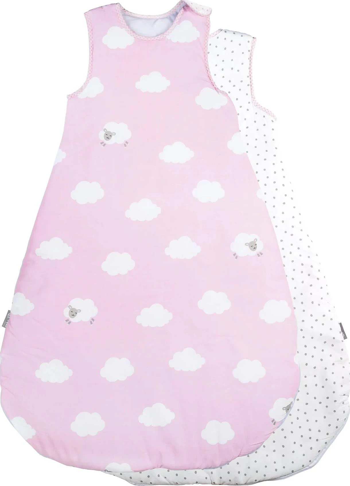 Roba Ganzjahres-Babyschlafsack Kleine Wolke Rosa, 90 Cm