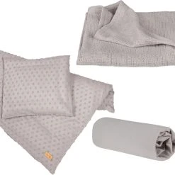 Roba Geschenkset BIO-Jersey Schlafen Klein Lil Planet Grau