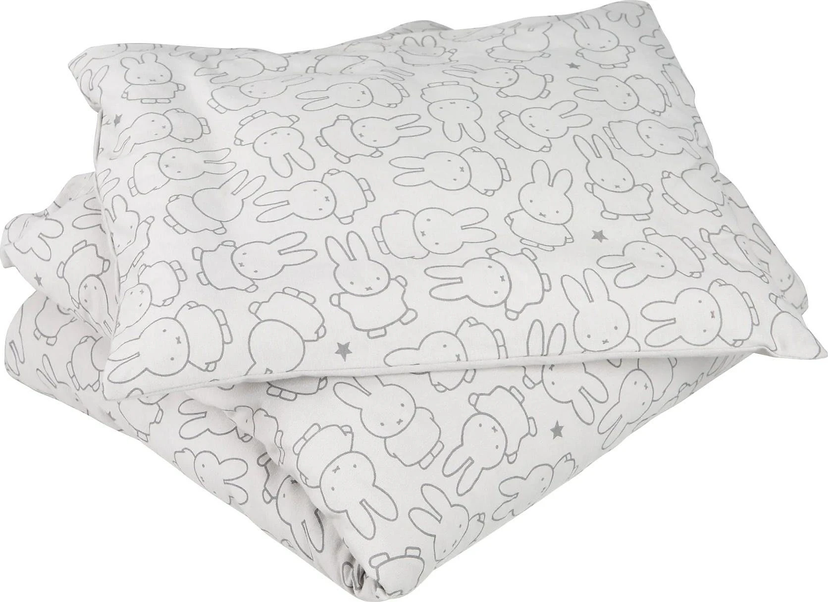 Roba Wiegenbettwäsche 2-tlg. Miffy, 80x80 Cm + 35x40 Cm – Bild 3