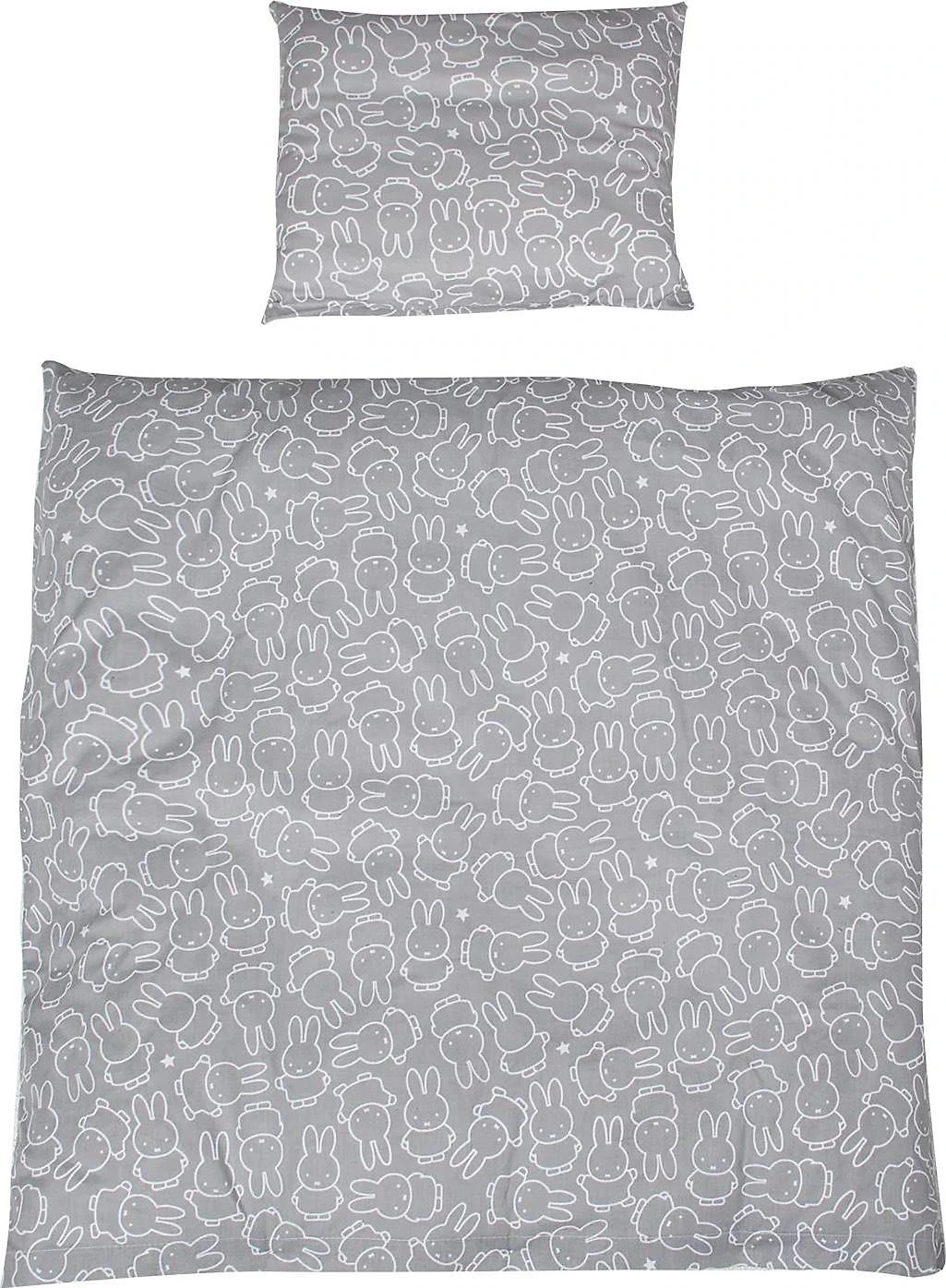 Roba Wiegenbettwäsche 2-tlg. Miffy, 80x80 Cm + 35x40 Cm – Bild 3