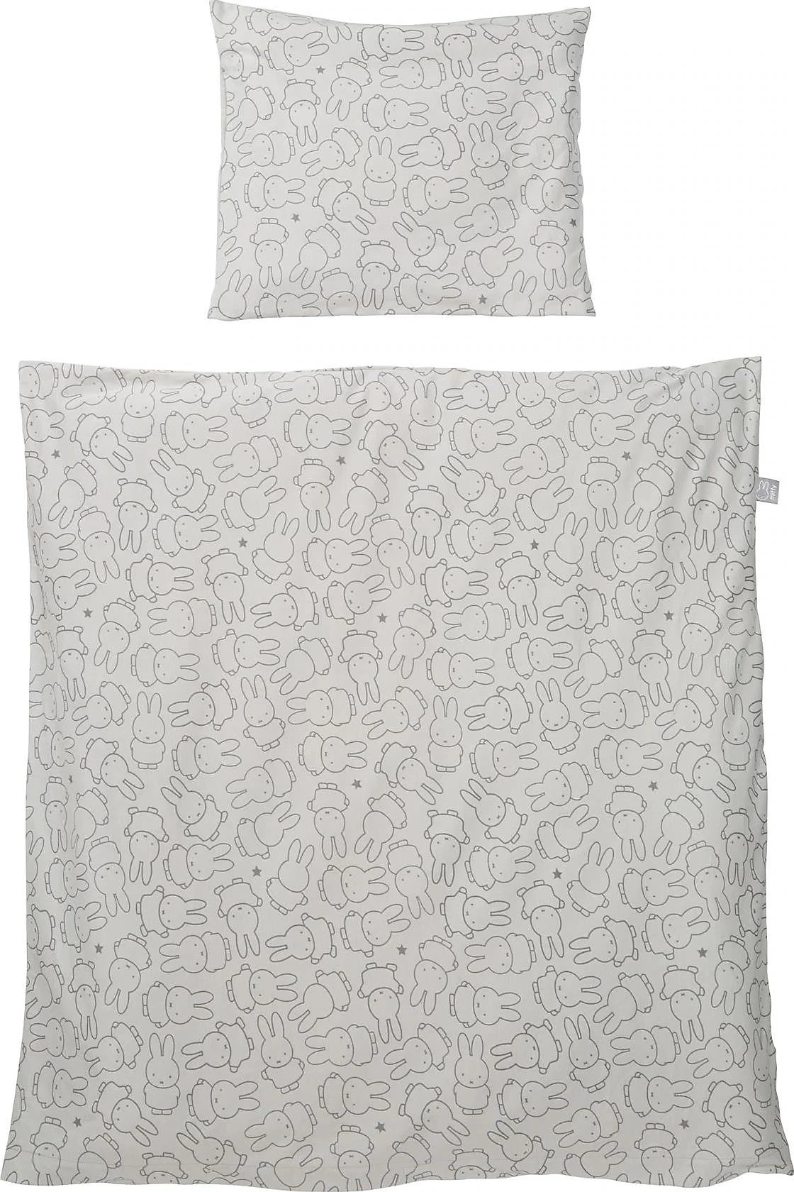 Roba Wiegenbettwäsche 2-tlg. Miffy, 80x80 Cm + 35x40 Cm