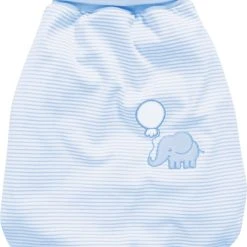 SCHNIZLER Strampelsack Interlock Elefant In Bleu