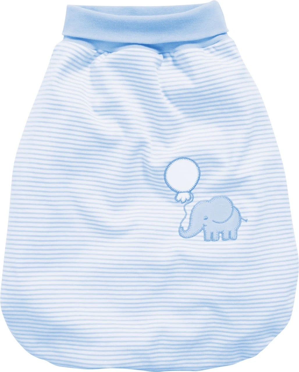 SCHNIZLER Strampelsack Interlock Elefant In Bleu