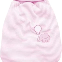 SCHNIZLER Strampelsack Interlock Elefant In Rosa