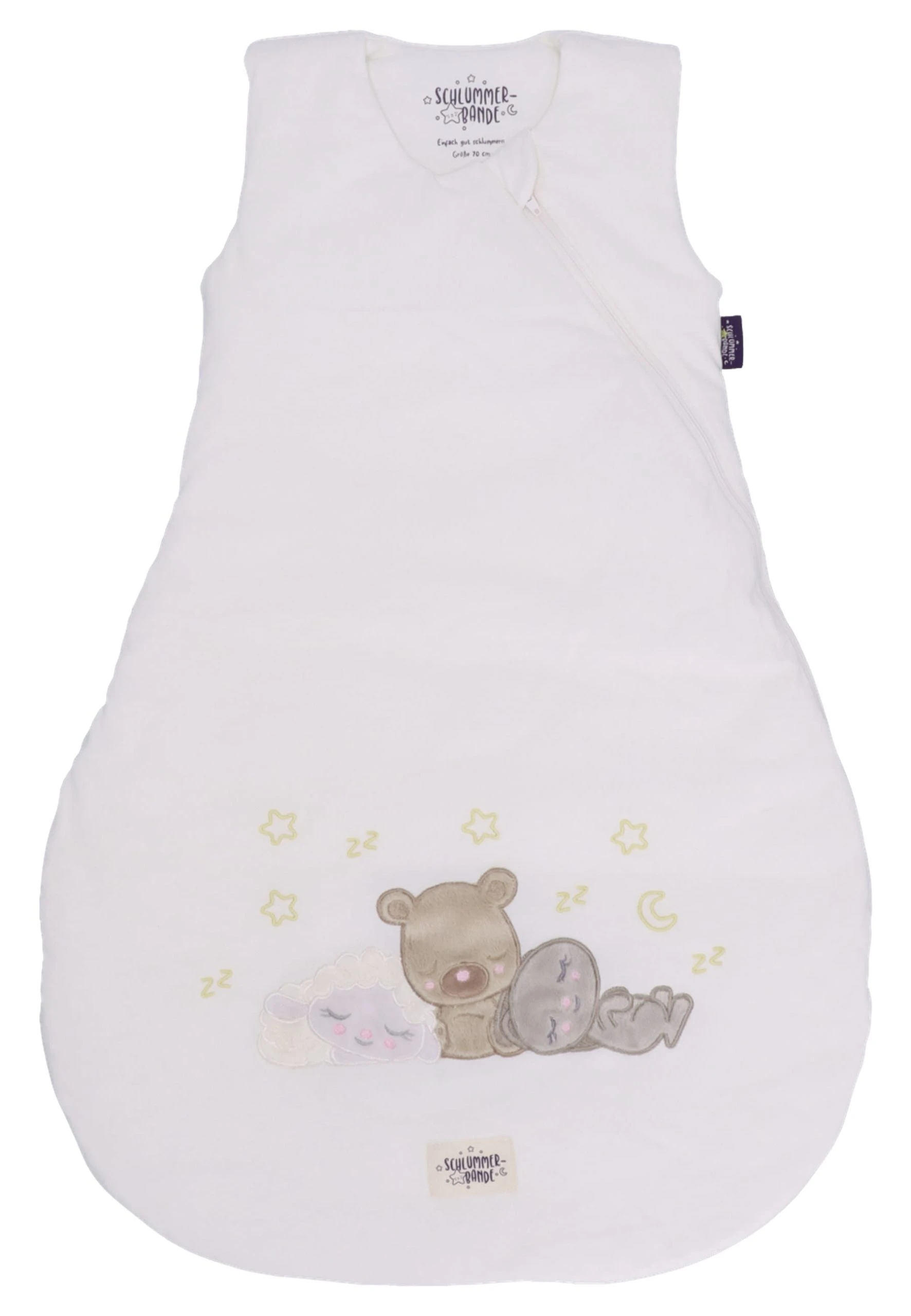 Sterntaler Ganzjahres Schlafsack 90cm Schlummerbande In Ecru