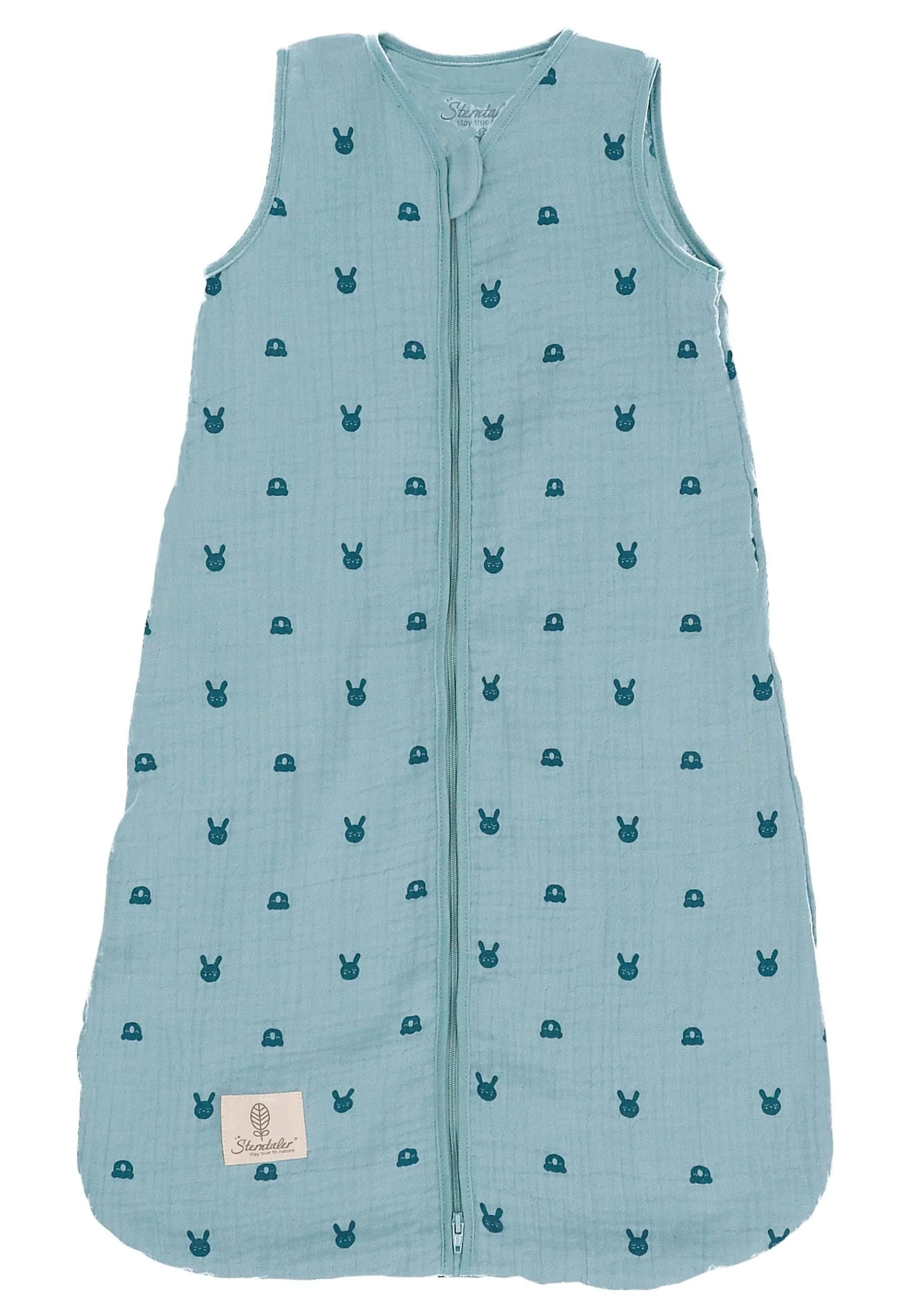 Sterntaler Musselin-Schlafs90cm Kinni+Kal In Blau Melange