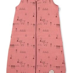 Sterntaler Musselin-Schlafsack 90cm Emmis Garden In Mittelrot