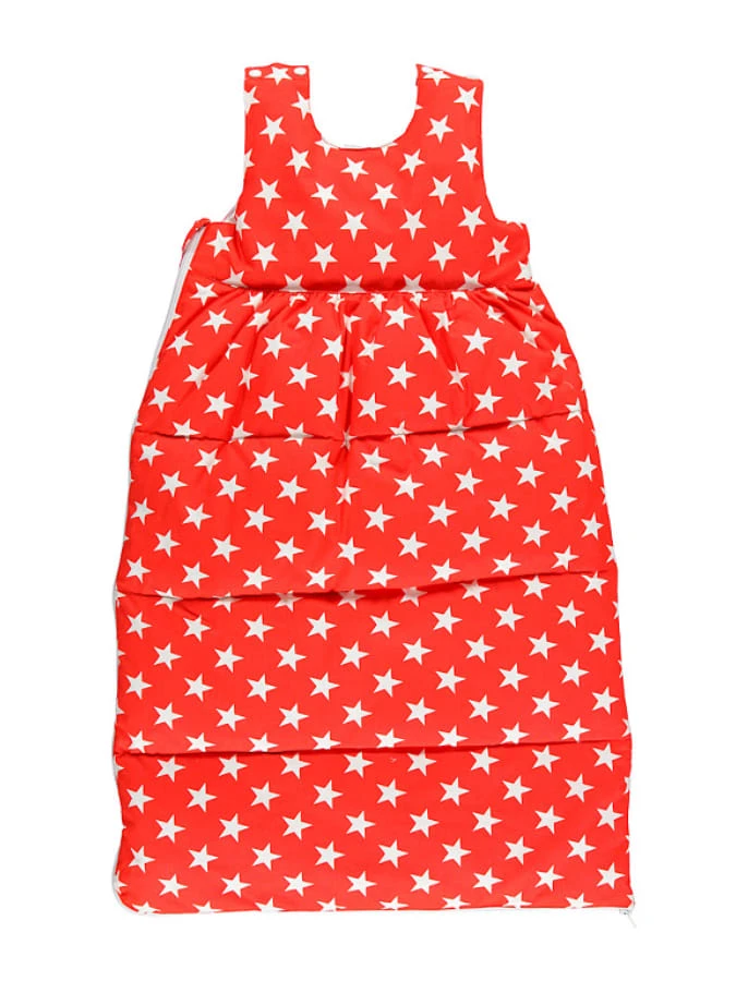 Tavolinchen Daunenschlafsack "Sterne" In Rot/ Weiß – Bild 2