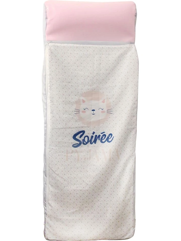 The Home Deco Kids Gästebett "Soirée Pyjama" In Weiß/ Rosa - (L)160 X (B)60 Cm – Bild 4