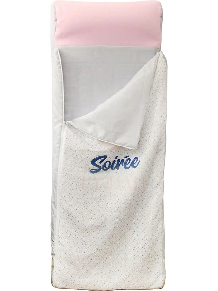 The Home Deco Kids Gästebett "Soirée Pyjama" In Weiß/ Rosa - (L)160 X (B)60 Cm – Bild 5