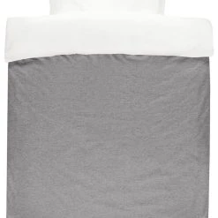 Trixie Bettwäsche-Set "Slim Stripes" In Grau/ Weiß - (L)135 X (B)100 Cm