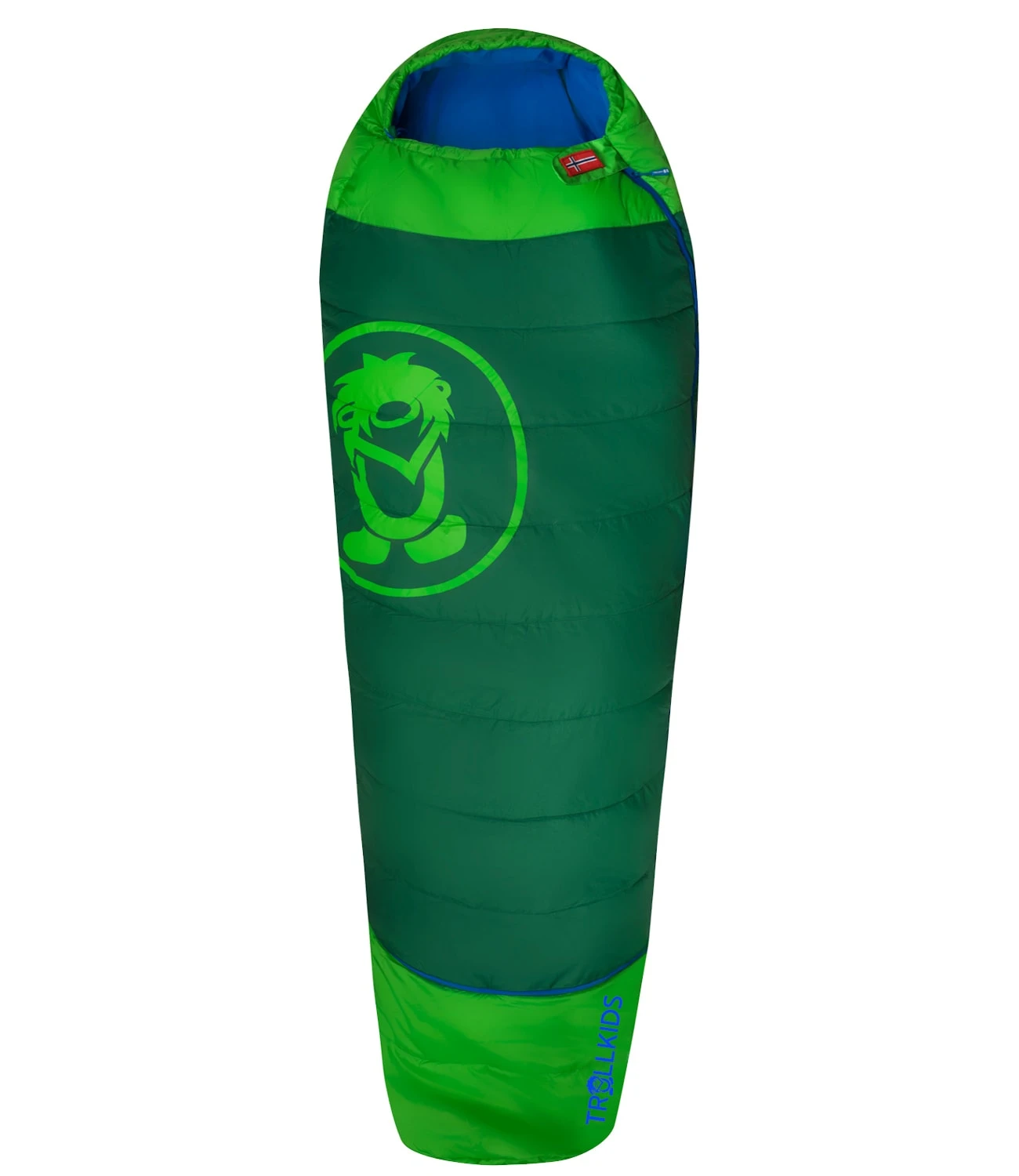 TROLLKIDS Schlafsack "Fjell Dreamer" In DunkelgrĂŒn / Mittelblau