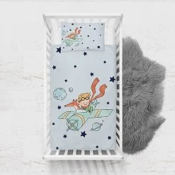 Woody Kids 2tlg. Bettwäsche-Set In Hellblau