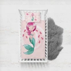 Woody Kids 2tlg. Bettwäsche-Set In Rosa